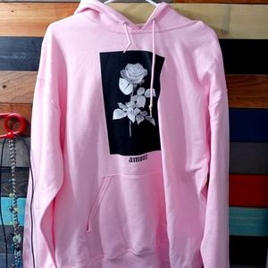Pink hoodie